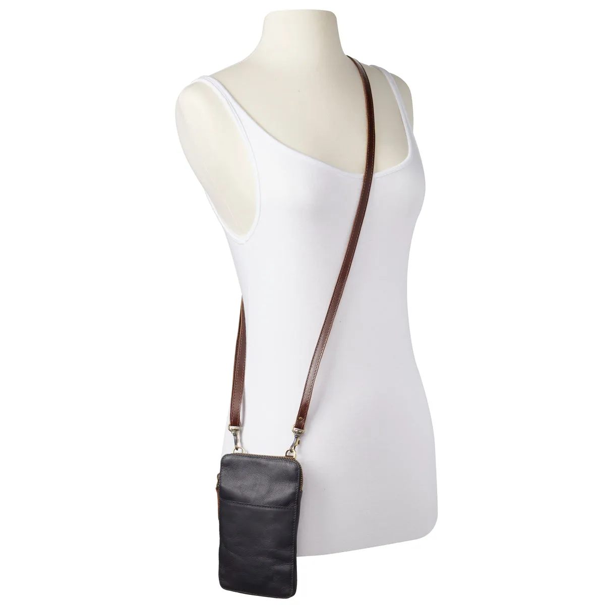 Easy Access Sonoma Zippy Ziptop Smartphone Crossbody Pouch
