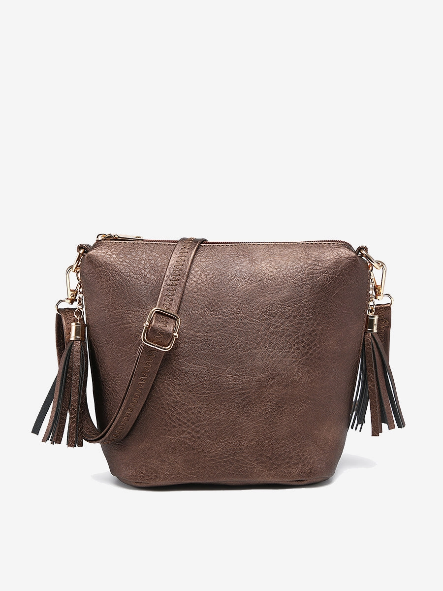 Gold Accent Dylan Vegan Crossbody