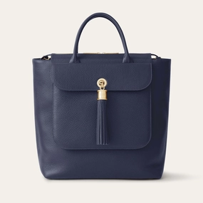 Daily Functionality Poppy Backpack | Navy with Gold hardware