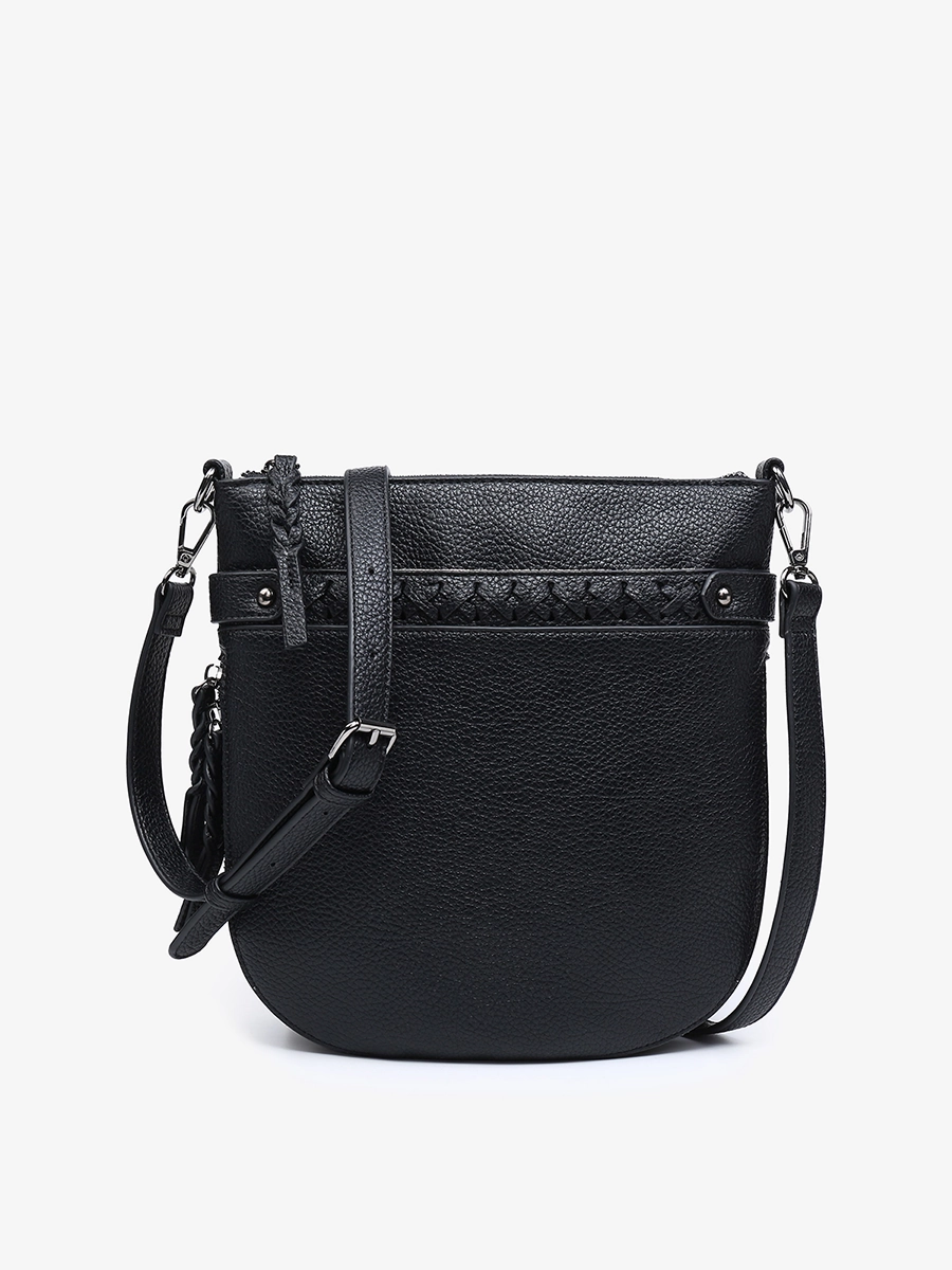 Esther Vegan Whipstitch Crossbody Stylish Fashion