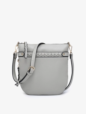 Luxury Vibe Esther Vegan Whipstitch Crossbody