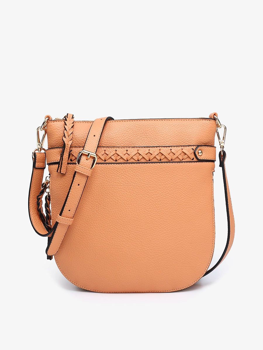 Esther Vegan Whipstitch Crossbody Modern Edge
