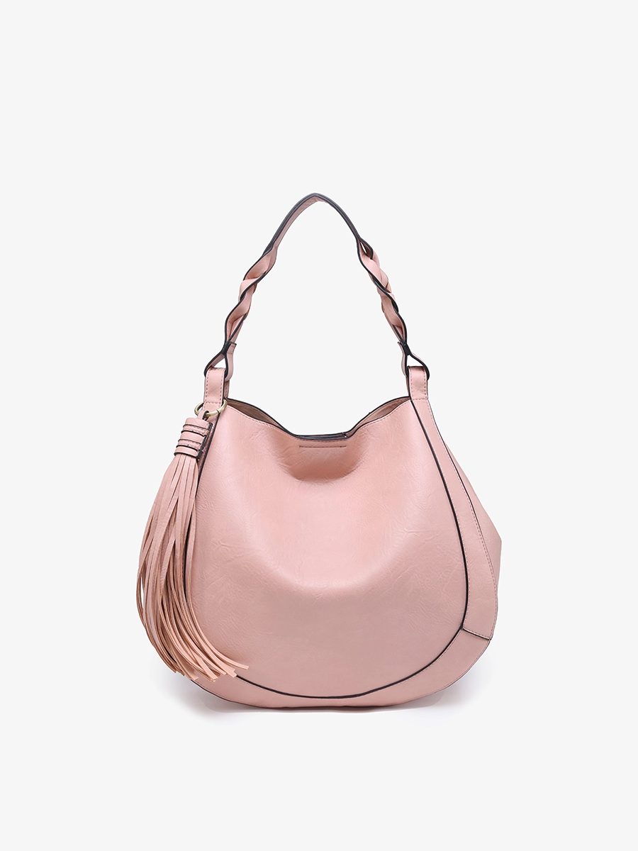 Eloise Vegan Large Tassel Hobo Smart Design