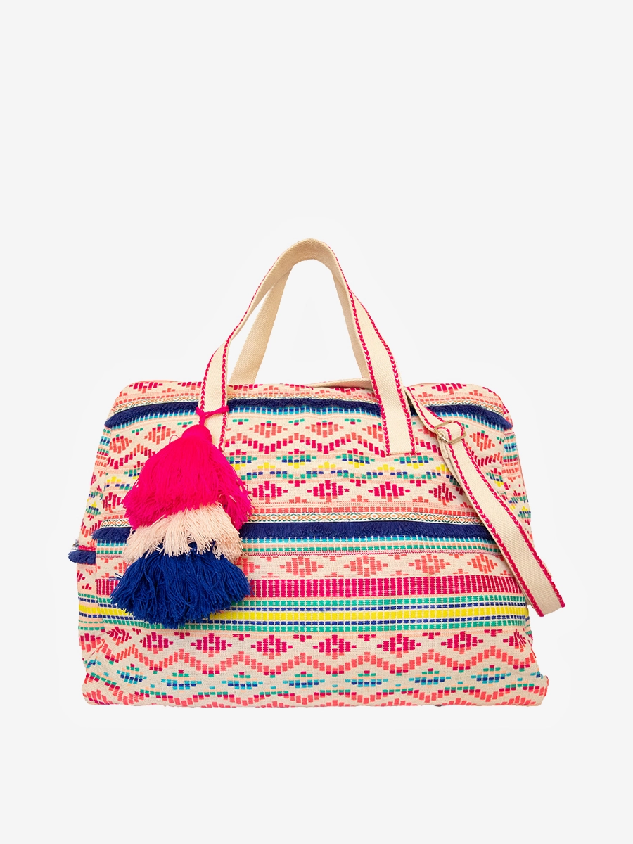 Keaton Aztec Cotton Weekender Warm Hue