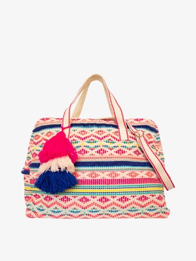 Keaton Aztec Cotton Weekender Warm Hue