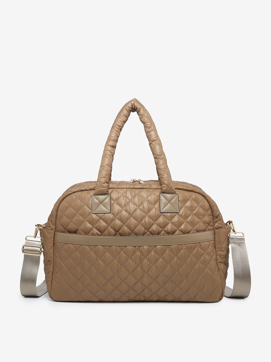 Mills Vegan Quilted Weekender Street Style Unisex Appeal