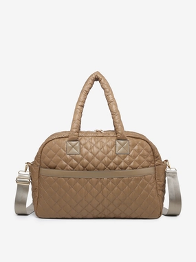 Mills Vegan Quilted Weekender Street Style Unisex Appeal
