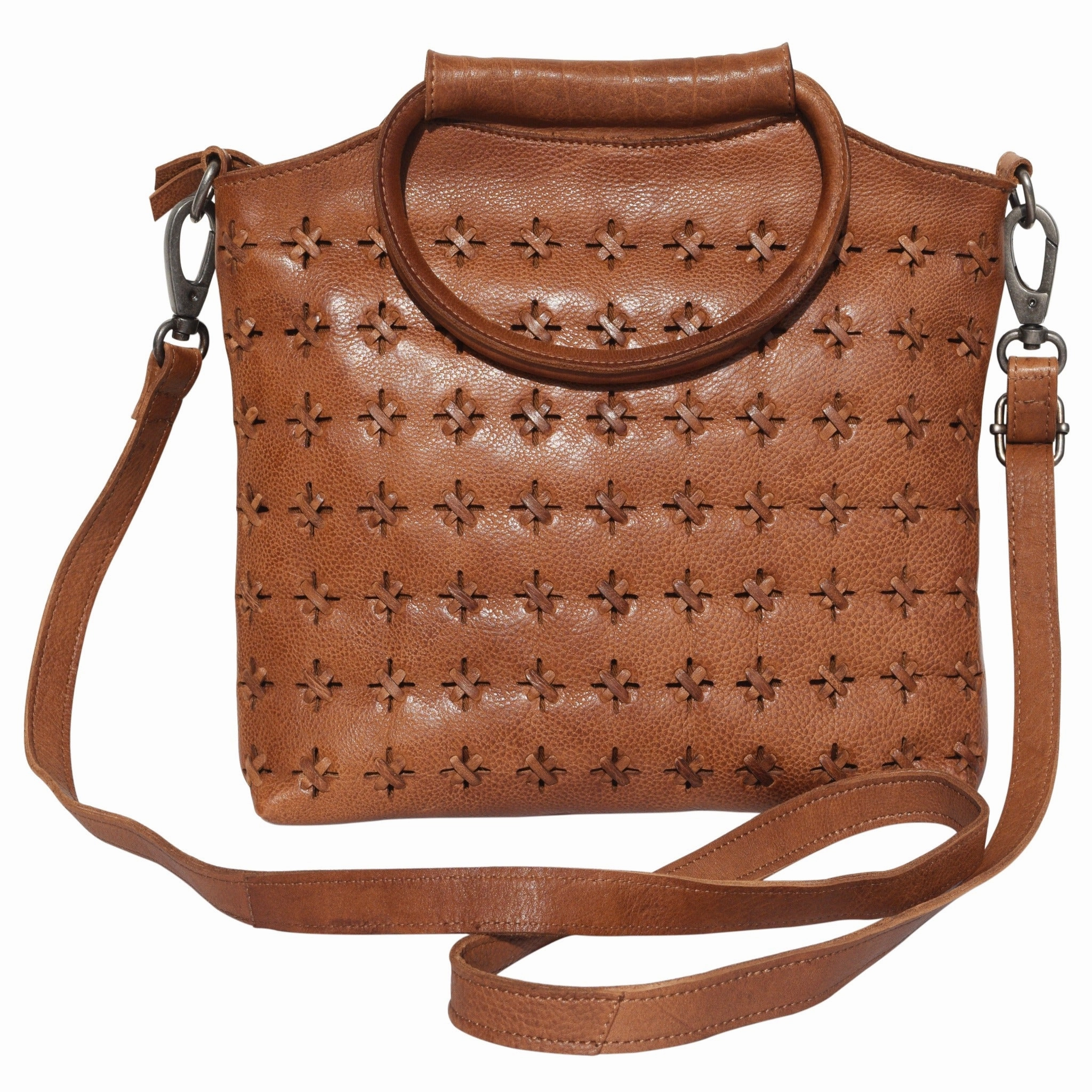 Outdoor Ready Functional Travel Starlight Leather Crossbody Bag