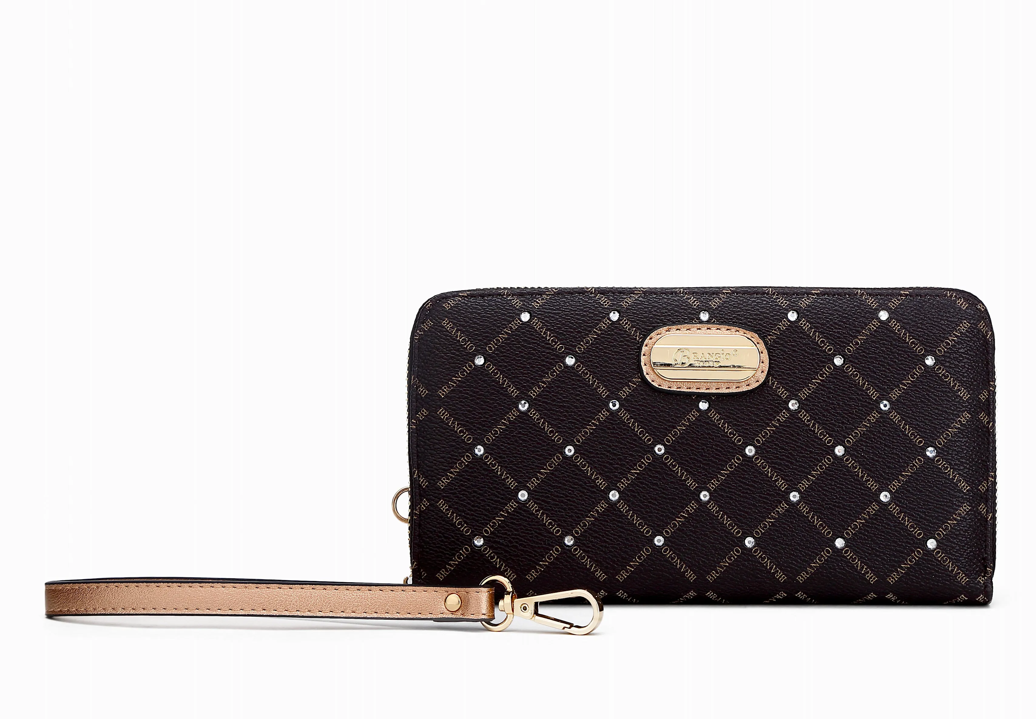 Trendy handbag for events Functional Icon Ruby Romance Crystal Stud Top Handle Bag