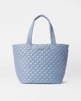 Eco conscious Stone Blue Medium Metro Tote Deluxe