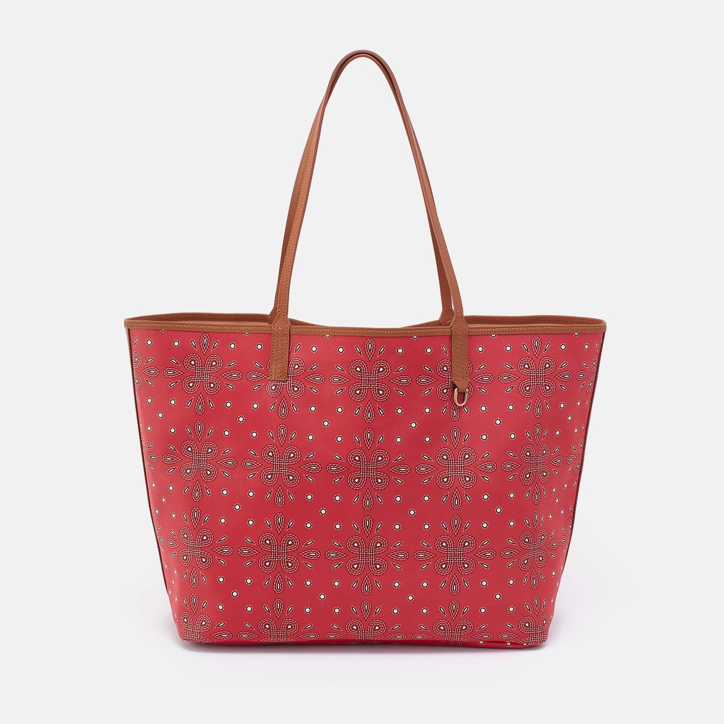 All That Tote Large In Coated Canvas - Red Journey Bandana Everyday Travel