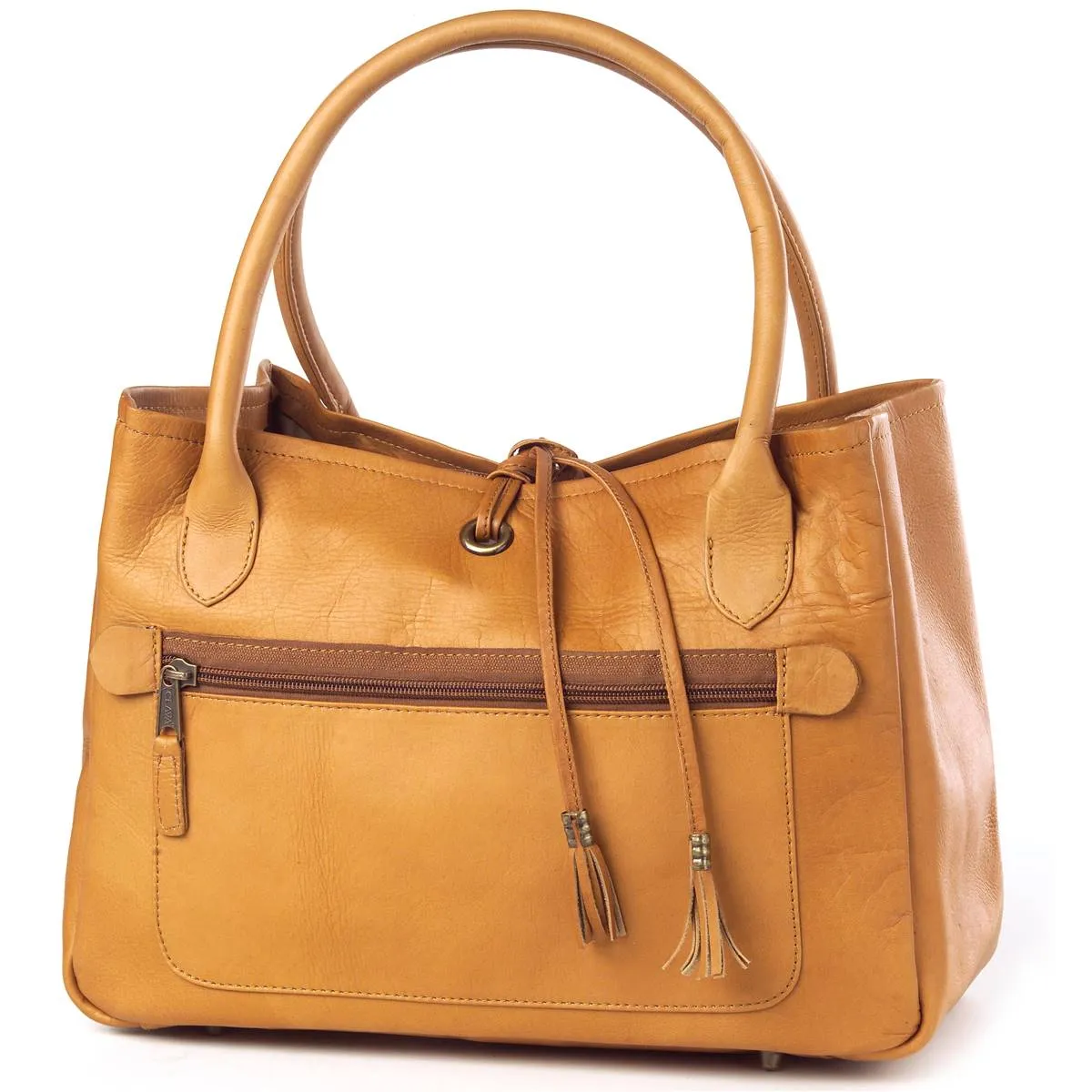 Leather Tassel Handbag Daily Companion Casual Comfort