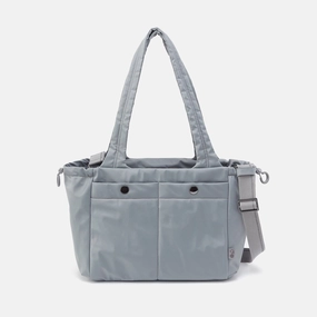 ALL IN ONE Tote in CaRefiber recycled nylon - Stone Effortless Style