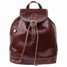 Urban Trend Modarno Vintage-Style Italian Genuine Leather Backpack