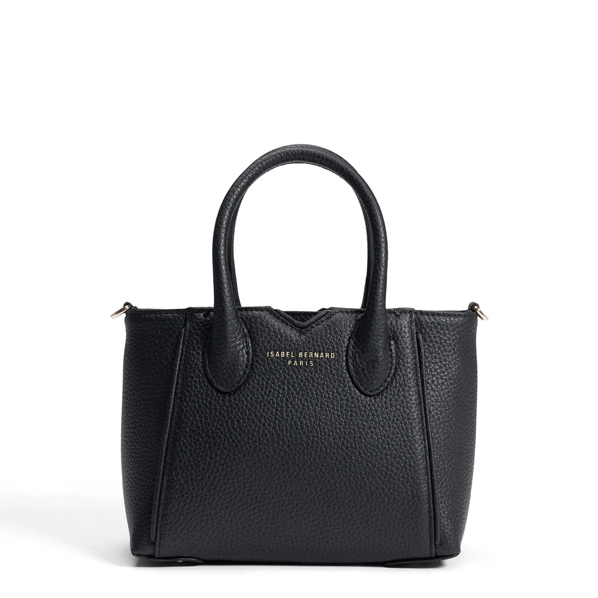 Stylish briefcase carrier Stylish Office Honor?? Cloe Mini black calfskin leather handbag