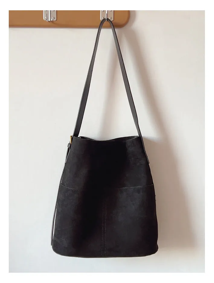 Modern Travel Elena Handbags Soft Suede Shoulder Bag