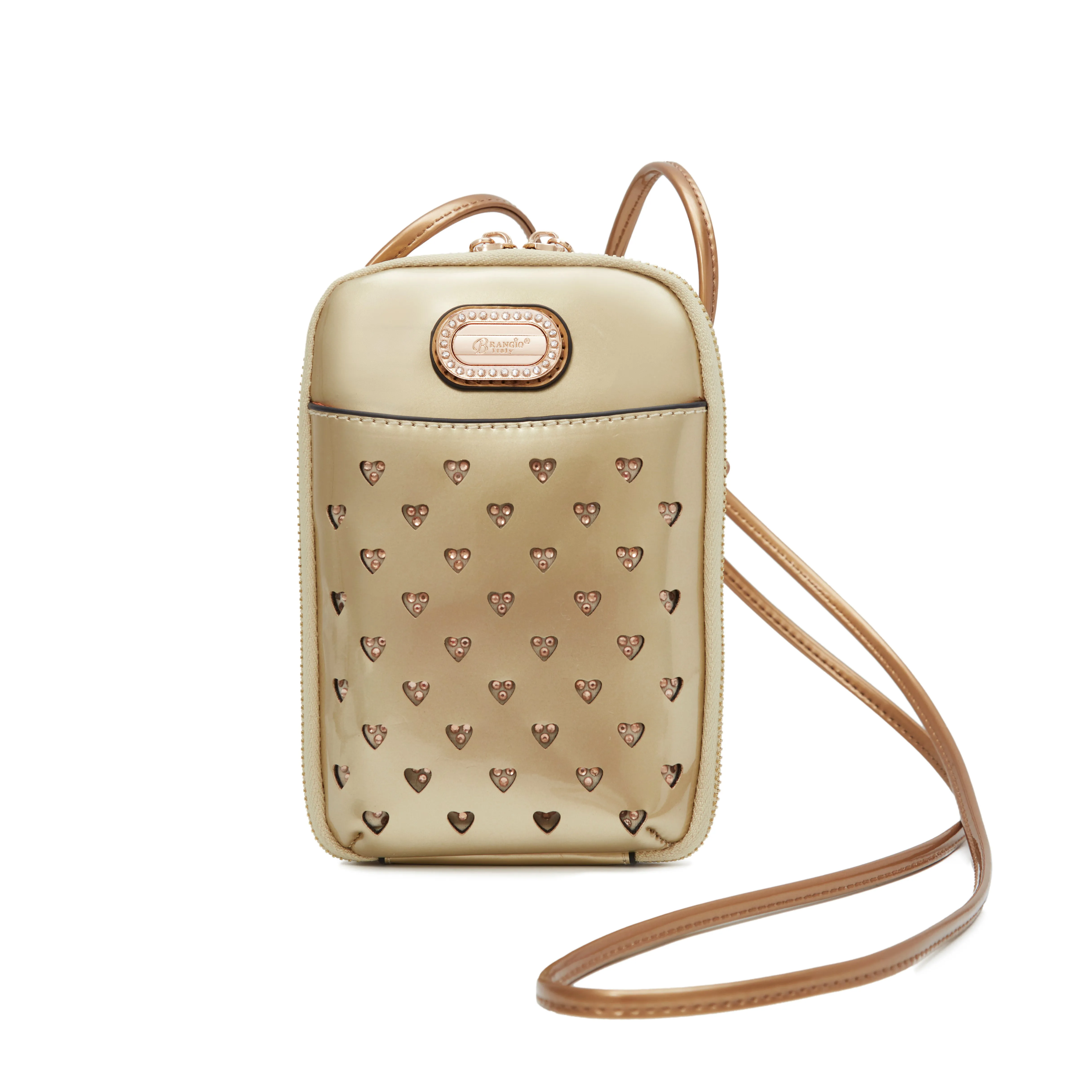 Sustainable Craft Brangio Luxe Heart Cutout Crossbody Bag