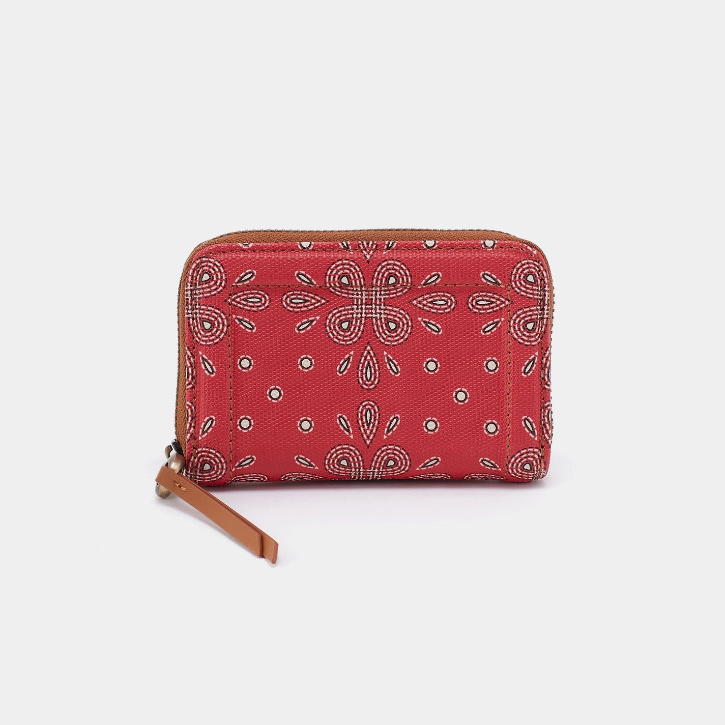 Fashion Essential Soma Small Wallet In Coated Canvas - Red Journey Bandana