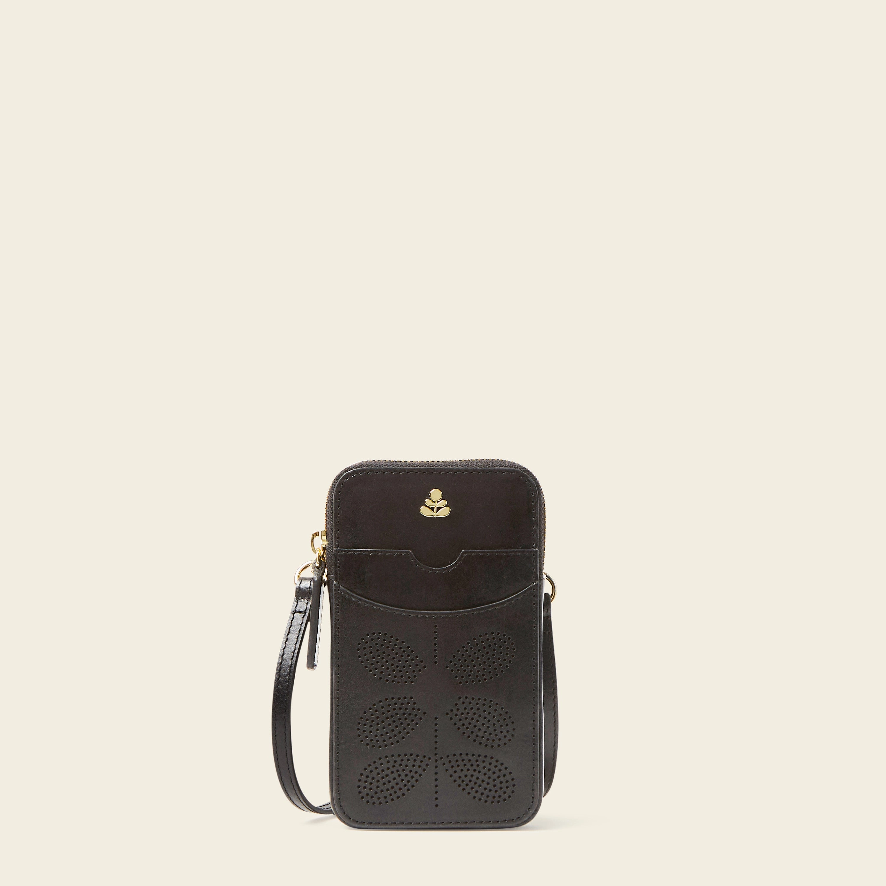 Casual Carry Everyday Style Ariel Phone Case - Black Punched Flower