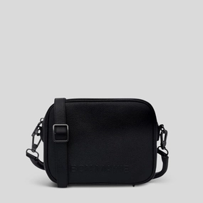 Comfortably fits all your essentials without feeling bulky Sidekick? Crossbody Bag in full-grain pebbled leather -- Black