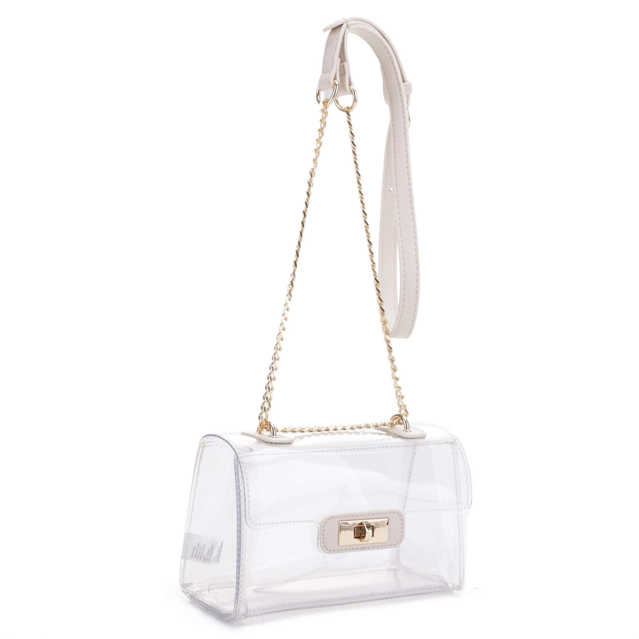 Avery Turn Lock Hardware Clear Crossbody Outdoor Simplicity