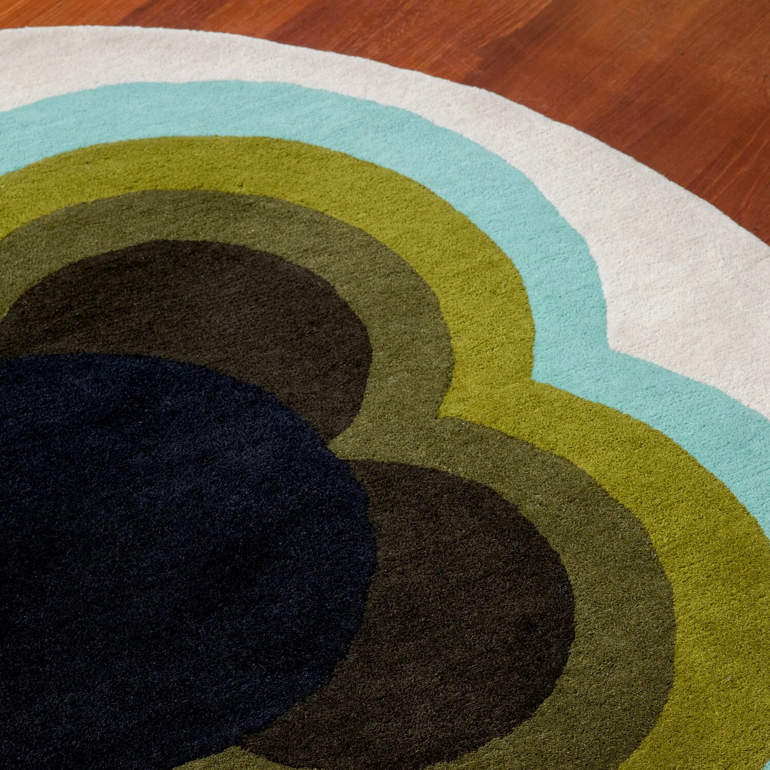 Practical Journey Functional Style Sunflower Olive Rug