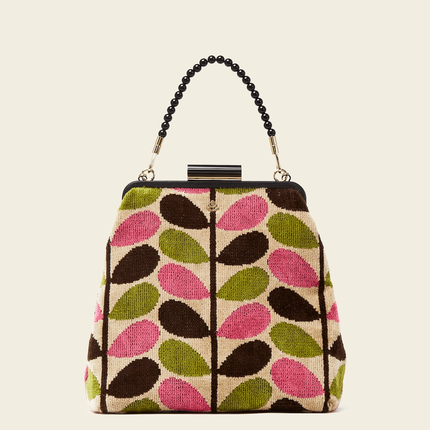 Minimalist Aesthetic Jenny D Handbag - Pink Multi Stem