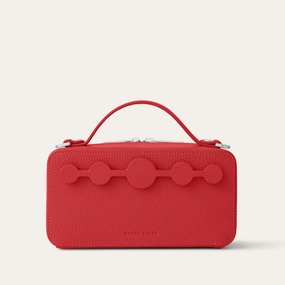 Workday Essential Marie Handbag | Pillarbox Red with Silver hardware