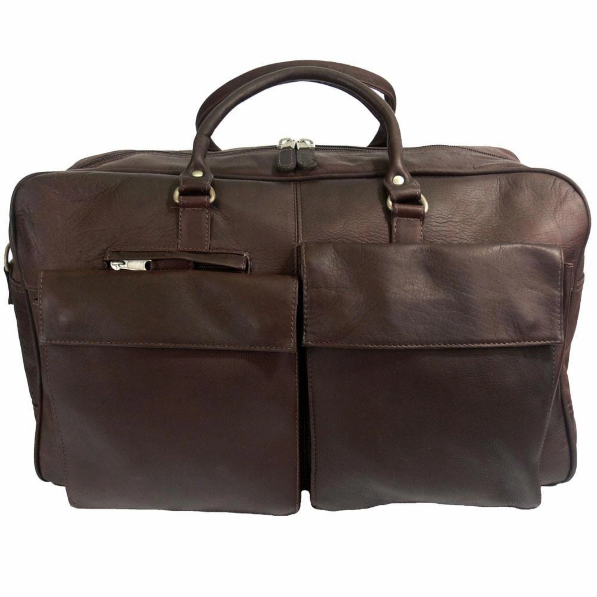 Prime Time Leather Duffel Bag Casual Lifestyle Functional Organizer