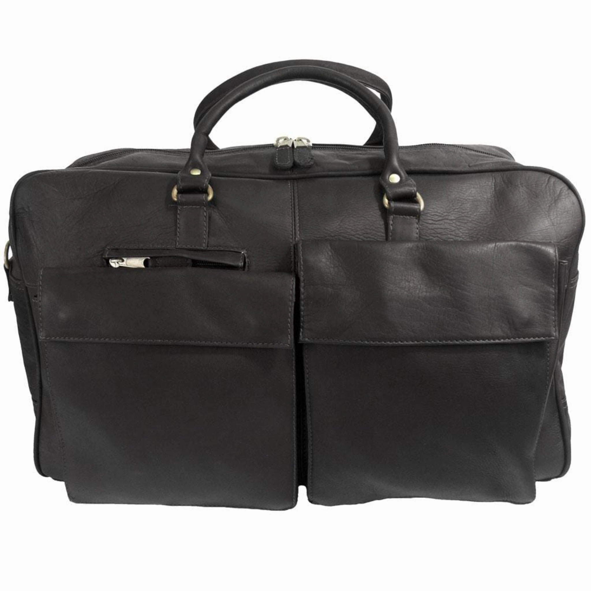 Prime Time Leather Duffel Bag Sleek Appearance Stylish Practicality