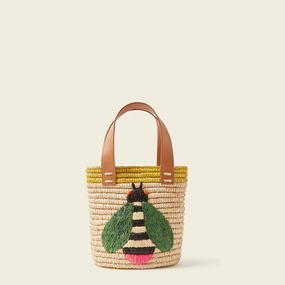 Sunday Mini Basket Bag - Bug Yellow Portable Organizer