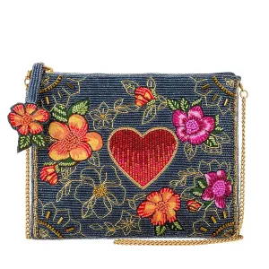 Bold Accent Love In Bloom Mini Crossbody Handbag