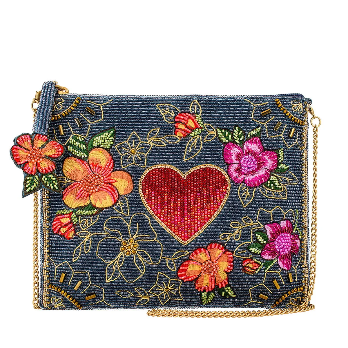 Everyday Look Compact Organizer Love In Bloom Mini Crossbody Handbag