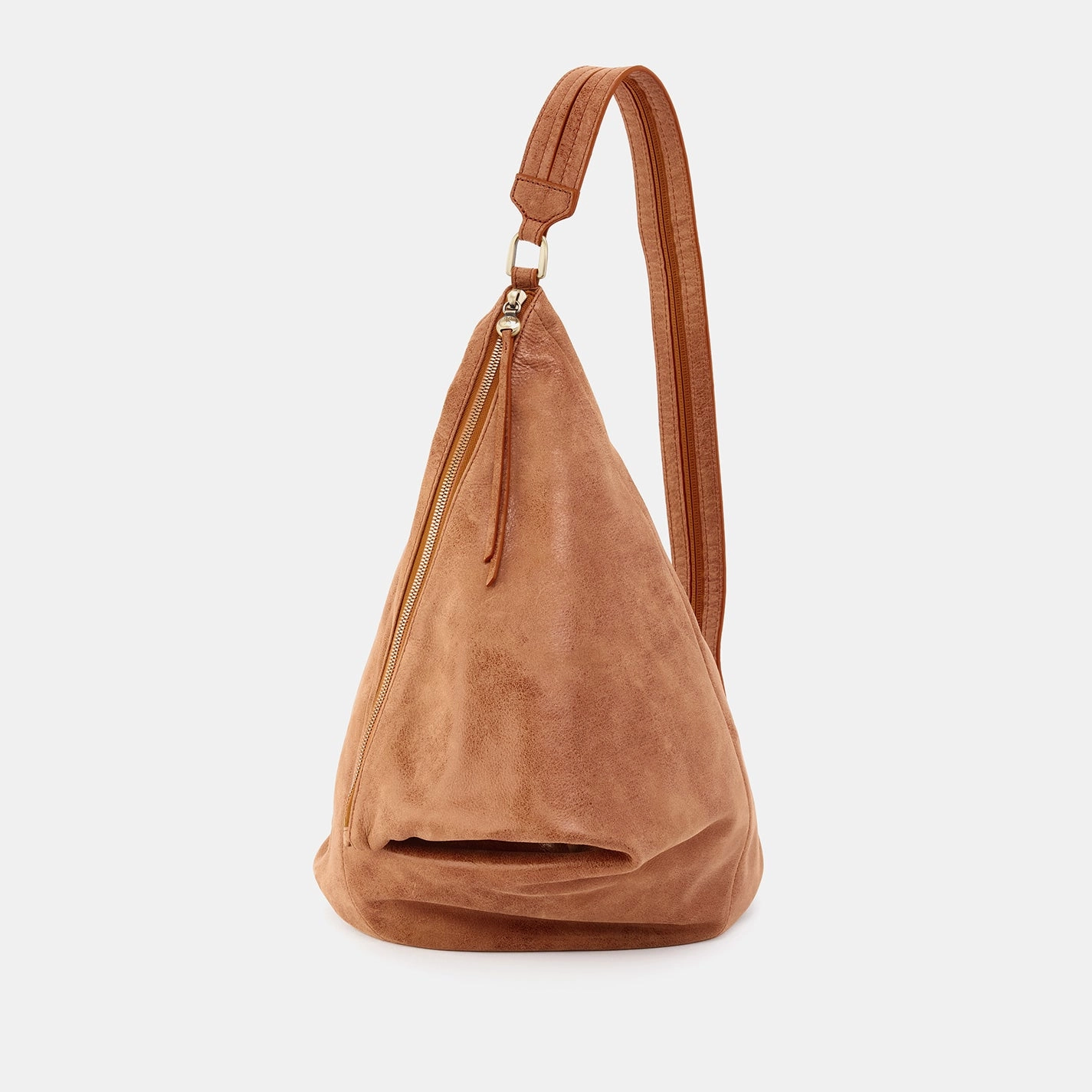 Sway Convertible Sling In Buffed Leather - Whiskey Simple Lifestyle