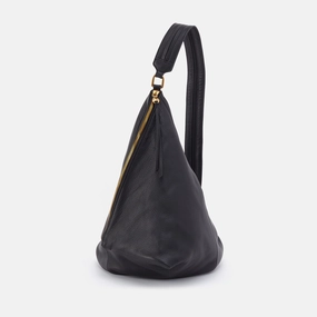 Sway Convertible Sling In Pebbled Leather - Black Elegant Finish Modern Carry