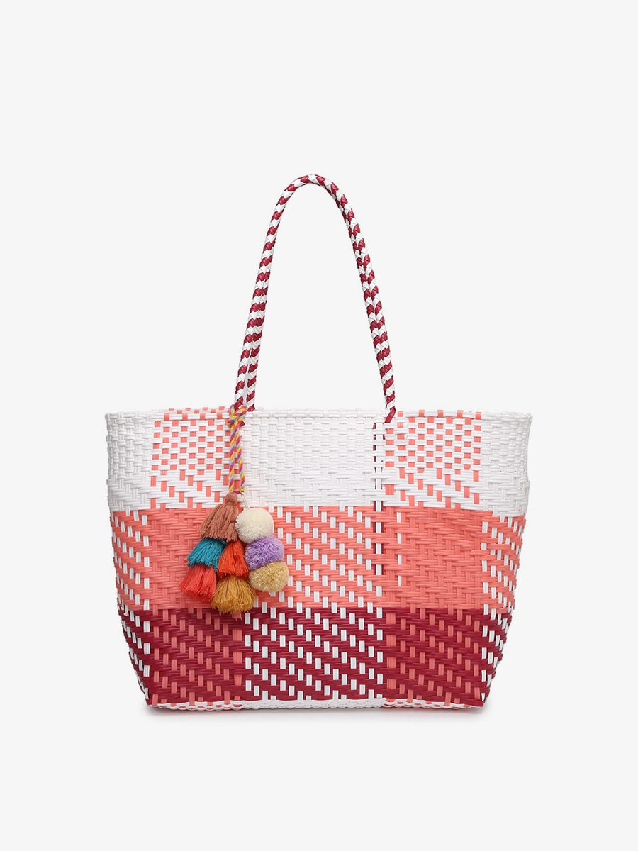 Chic Appeal Premium Finish Sylvia Woven Tote