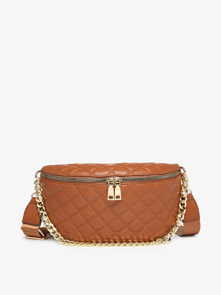 Sylvie Vegan Quilted Belt Bag Luxury Vibe Fine Detail