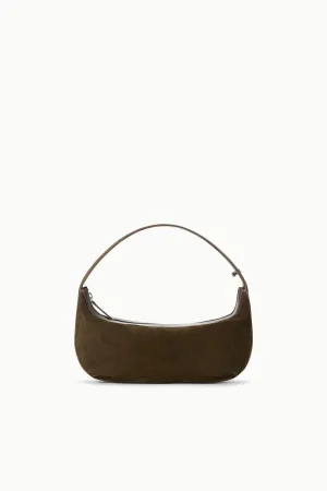 DEMY SHOULDER BAG | TRUFFLE SUEDE Durable Stitch Versatile Look