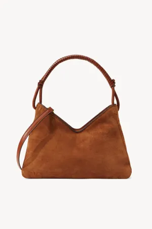 VALERIE SHOULDER BAG | TAN SUEDE Pebbled Texture Elegant Choice