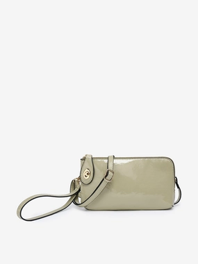 Kendall Vegan High Gloss Crossbody Stylish Look