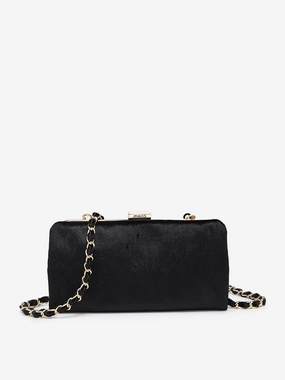 Sue Velvet Wallet Pouch Trendy Detailing