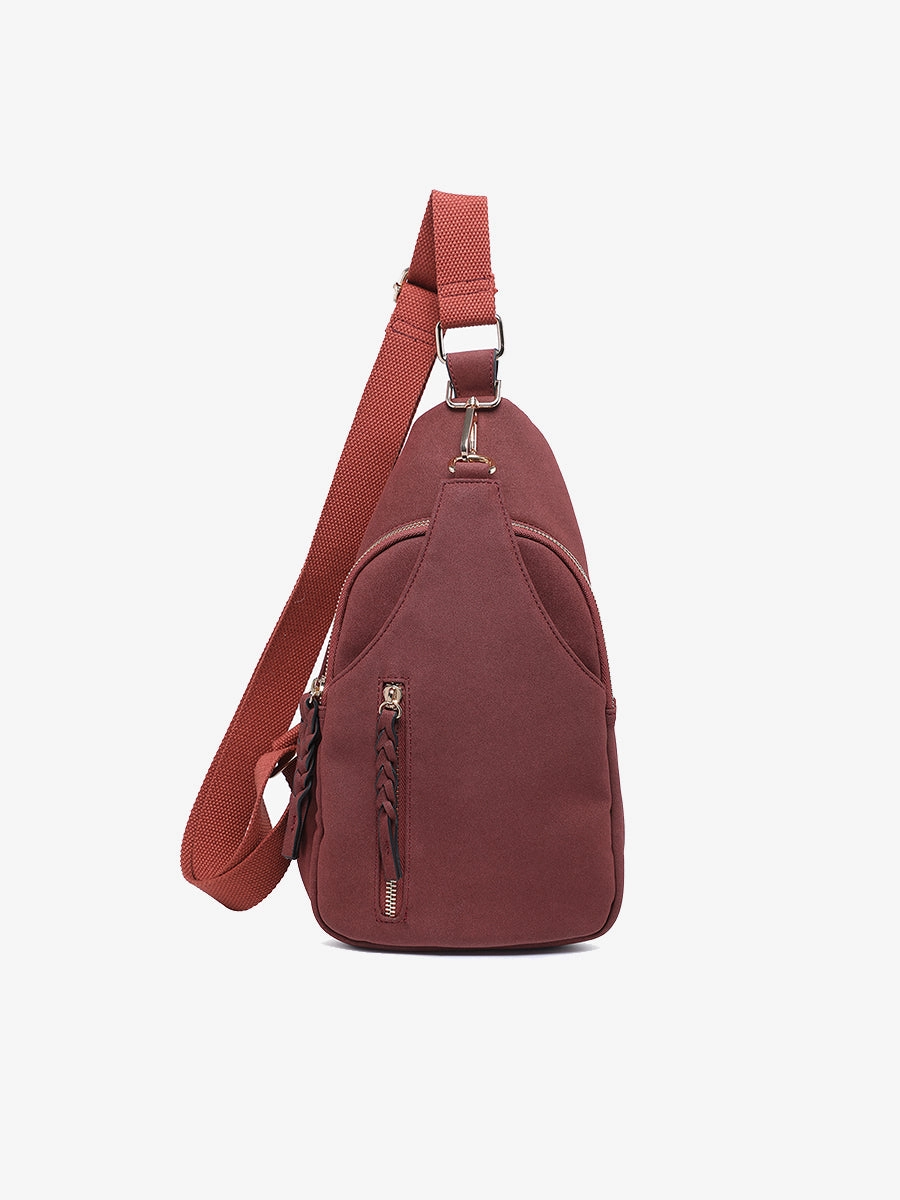 Nikki Vegan Suede Sling Bag Affordable Style