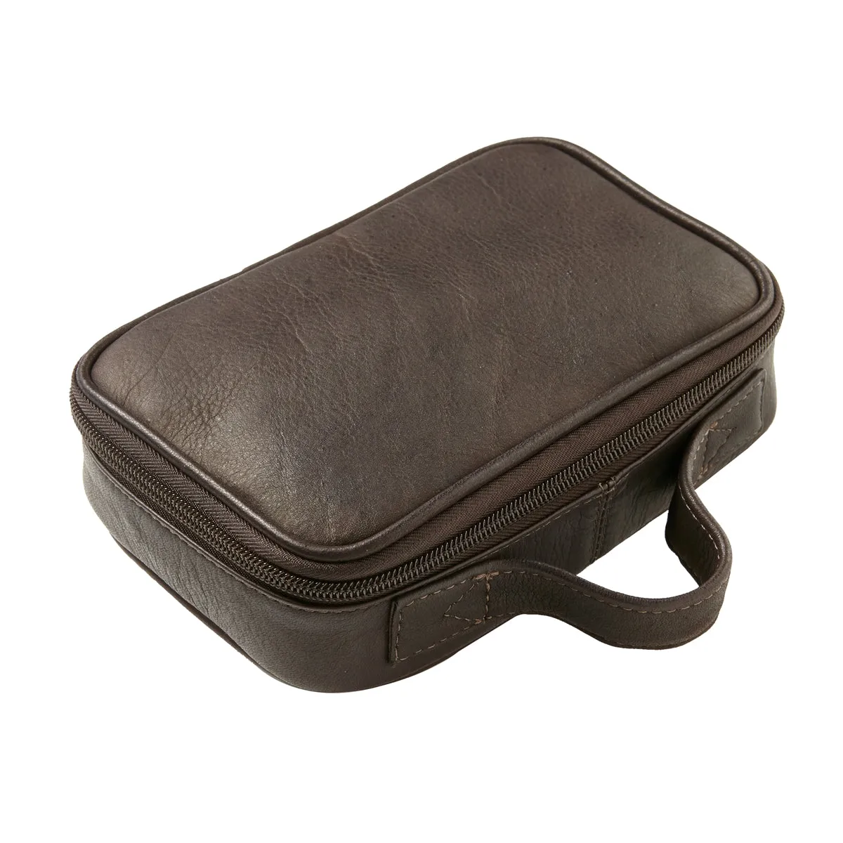 Top Grain Leather Small Accessory Case Casual Journey