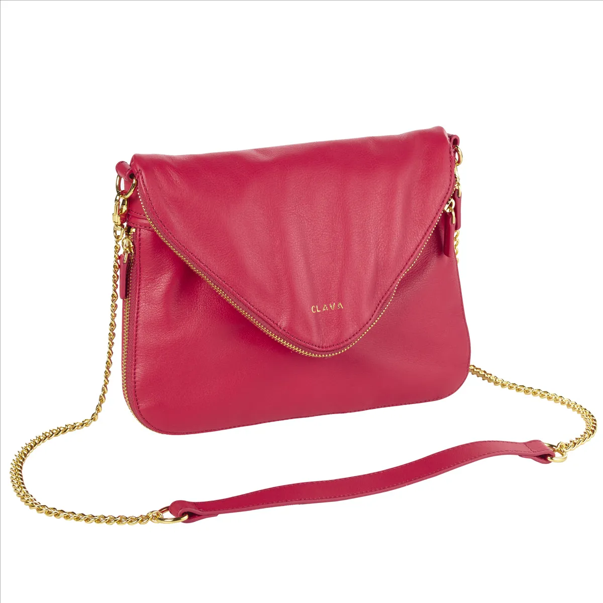 Minimalist Function Classic Functionality Modern Leather Chain Crossbody