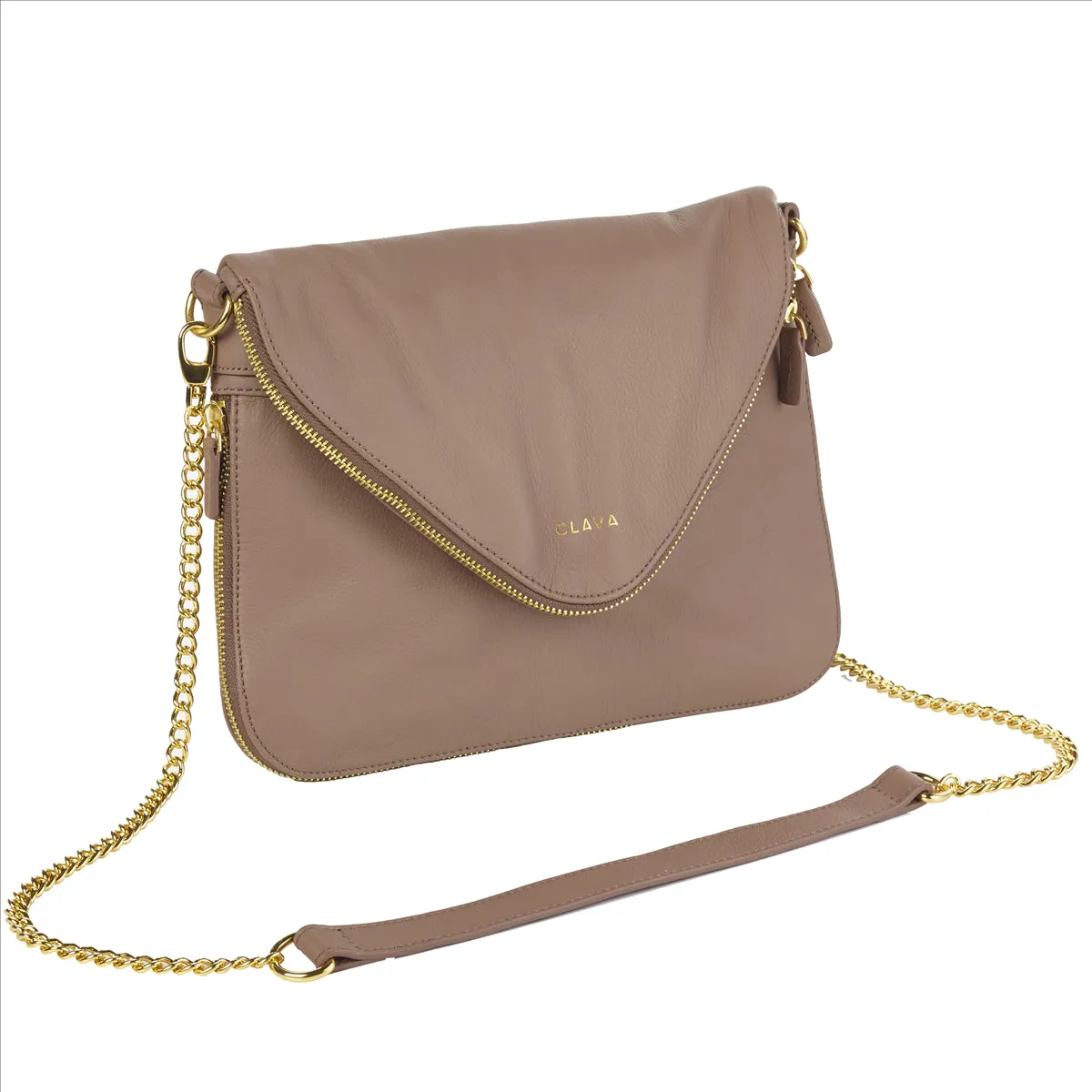 Modern Leather Chain Crossbody Outdoor journey