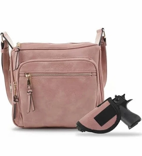 Brooklyn Concealed Carry Crossbody-Jessie James-Gray Everyday Use Effortless Travel