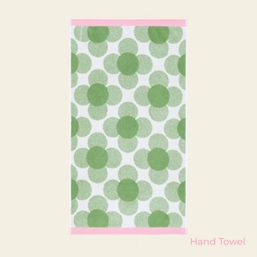 Practical Design Urban Adventure Retro Flower Towels Clover