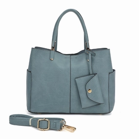 Triple Compartment Satchel with Crossbody Strap 1894N Comfort Fit