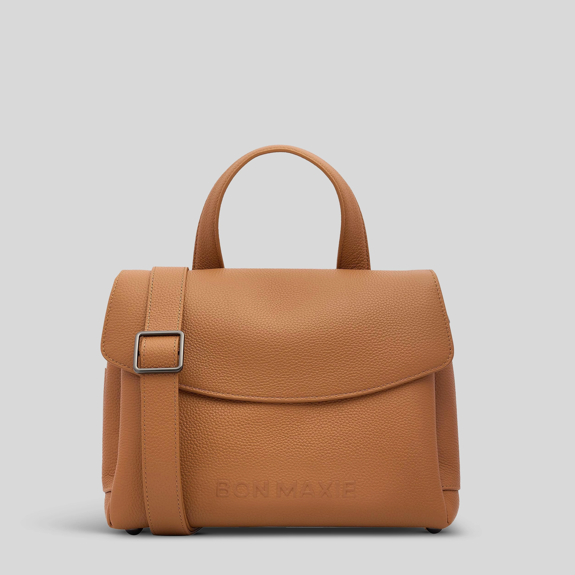 Tryhard Crossbody Bag in full-grain pebbled leather -- Tan Urban Commuter Gear Lightweight structure makes carrying all-day wear comfortable