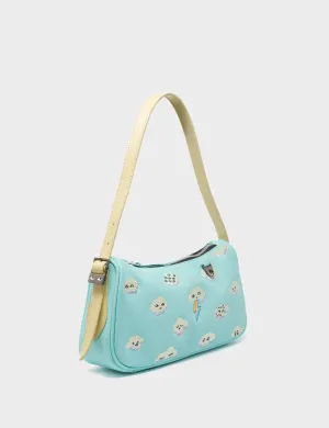professional accessory Contemporary Vibe Lucas Hobo Mini Water Ballet Blue Handbag - Happy Clouds Design